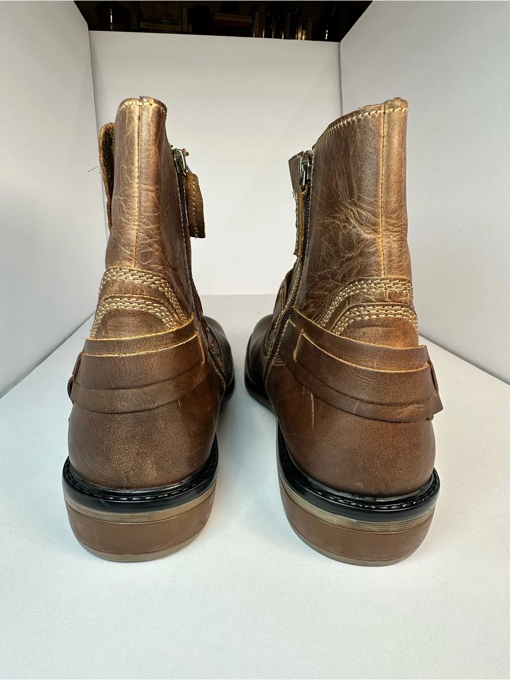 Roan by Bed Stu Colton II Leather Men's Boot Colors:Tan Greenland MM Size 11.5